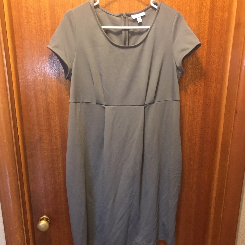 Liz Lange Maternity Dress Gray Size L